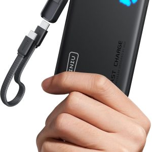 INIU 10000mAh 45W Fast Charging Portable Charger, Smaller Travel Power Bank